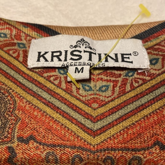 KRISTINE Size M Long Sleeve Tunic Rhinestone Embellished - Picture 6 of 11